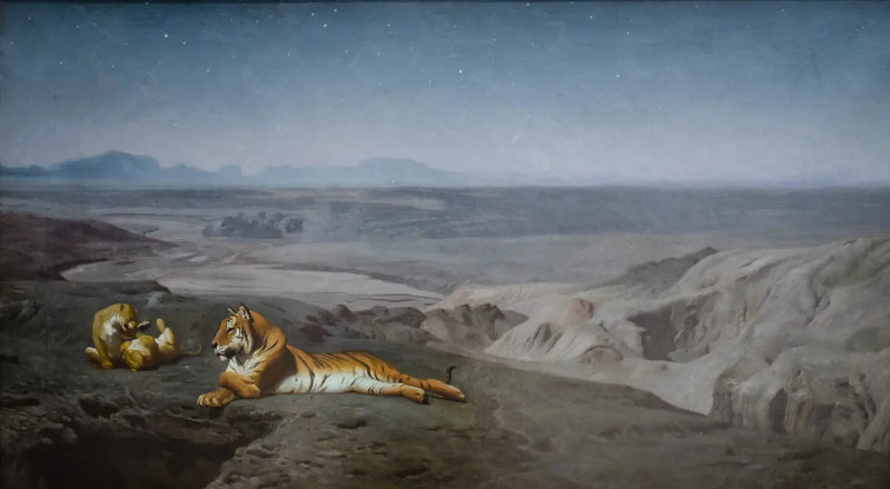 Notte nel deserto - Jean-Léon Gérôme