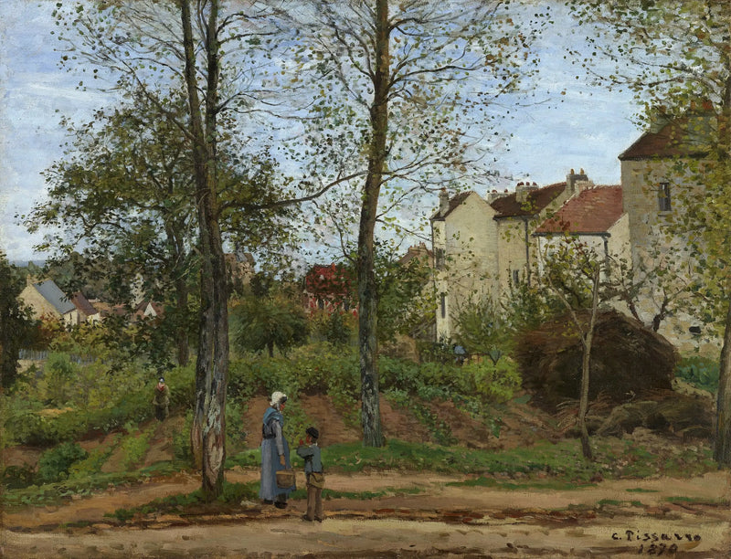 Paesaggio a Louveciennes, autunno - Camille Pissarro