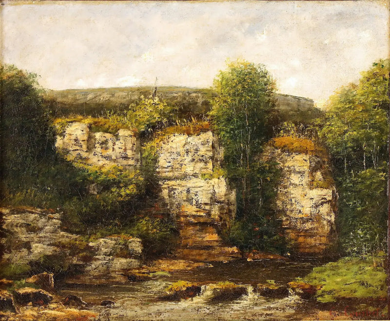 Paesaggio nei dintorni di Ornans - Gustave Courbet