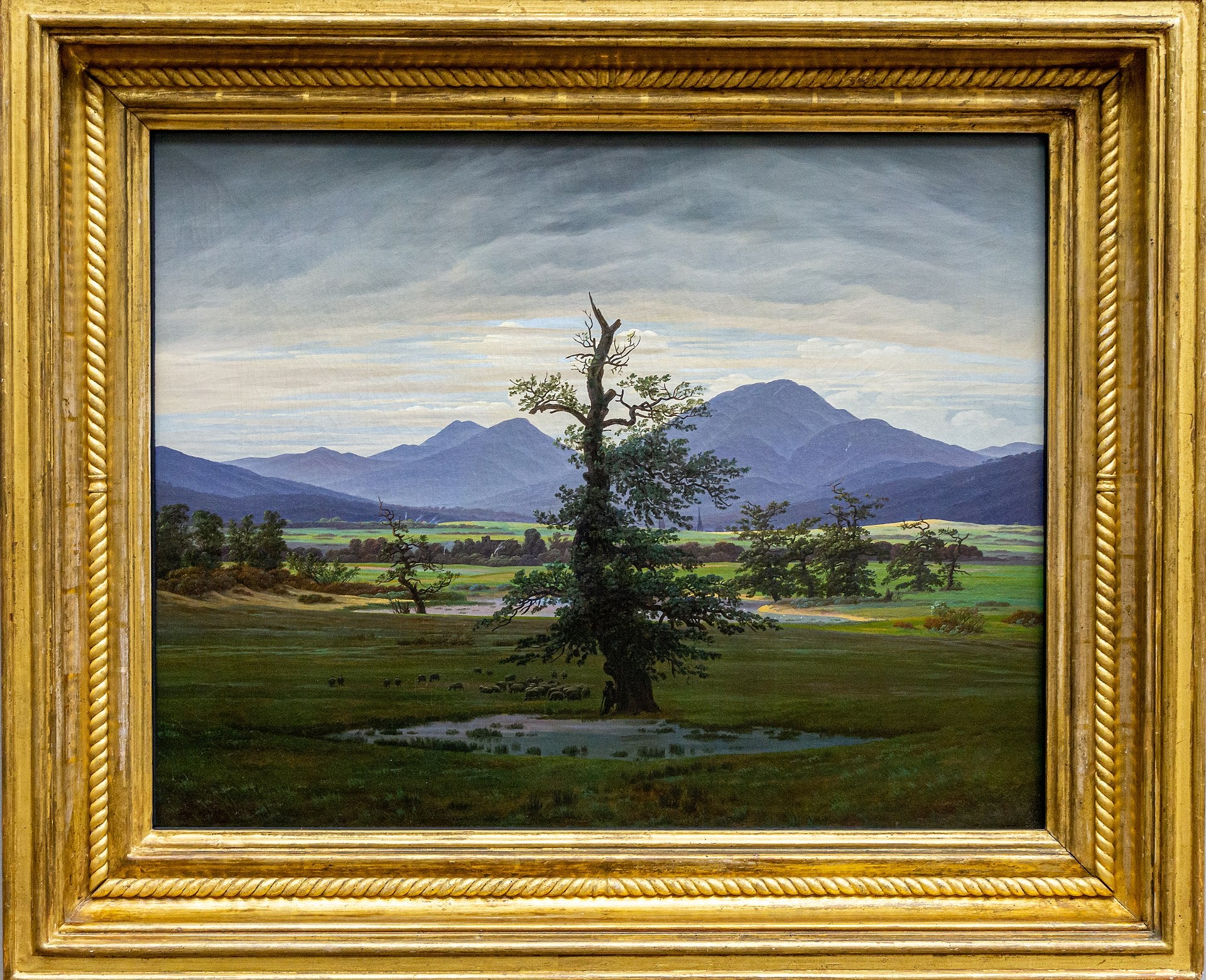 Paesaggio di campagna, al mattino - Caspar David Friedrich