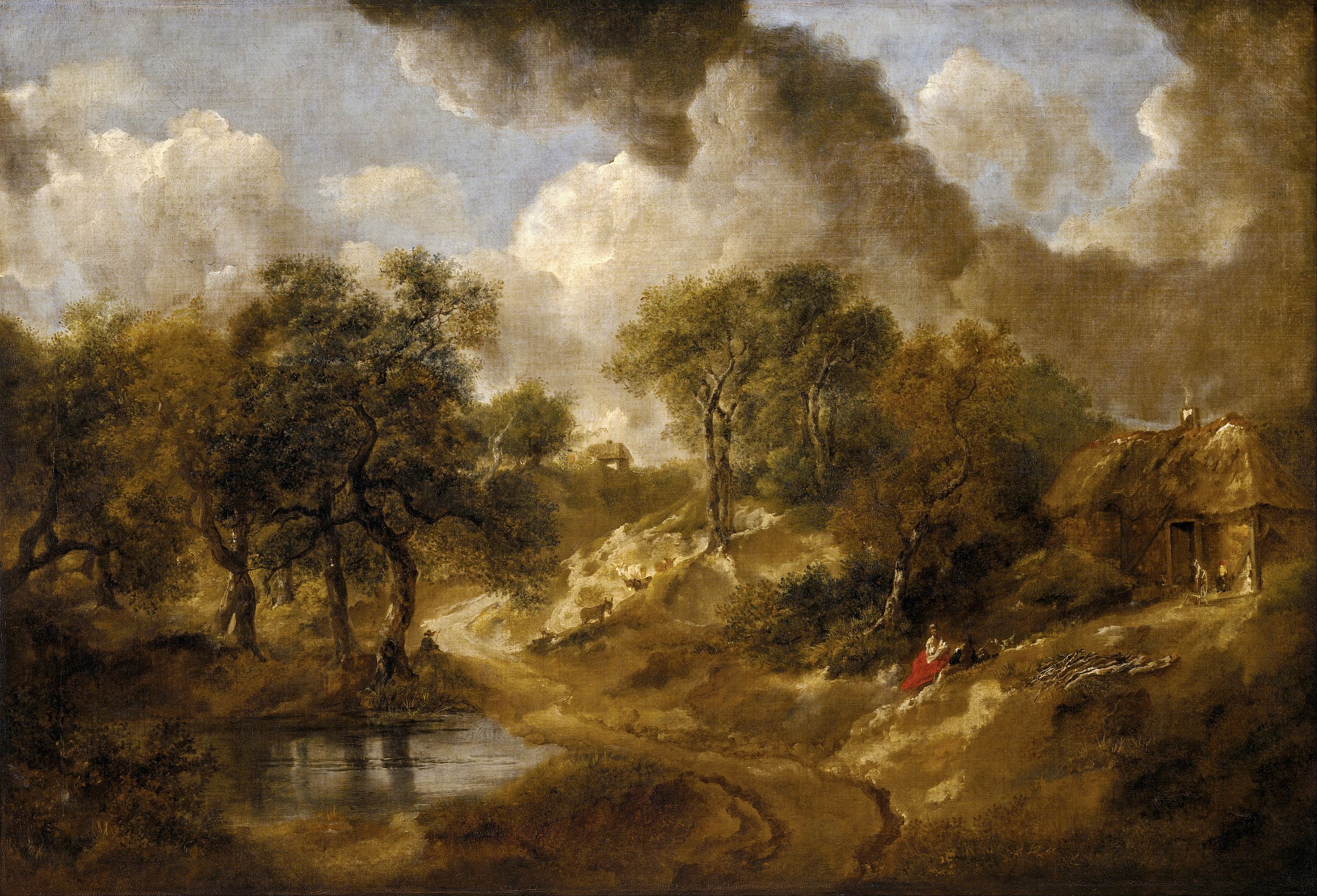 Paysage dans le Suffolk - Thomas Gainsborough
