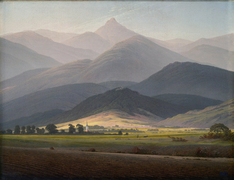 Paesaggio di montagne - Caspar David Friedrich