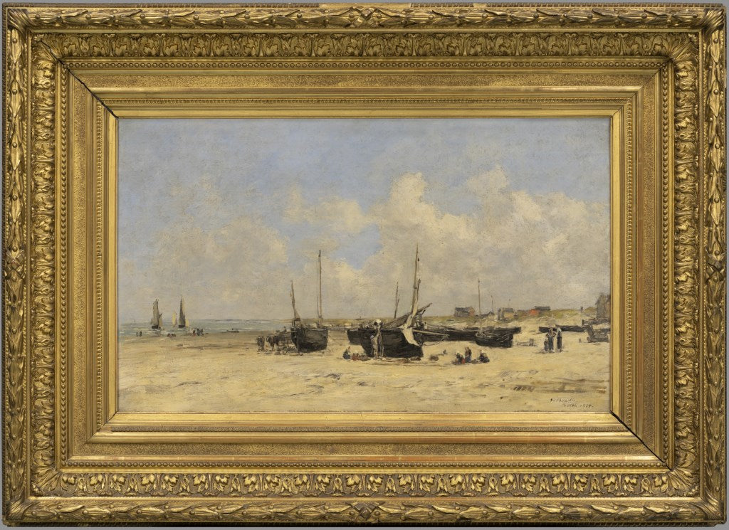 Spiaggia di Berck a bassa marea - Eugène Boudin