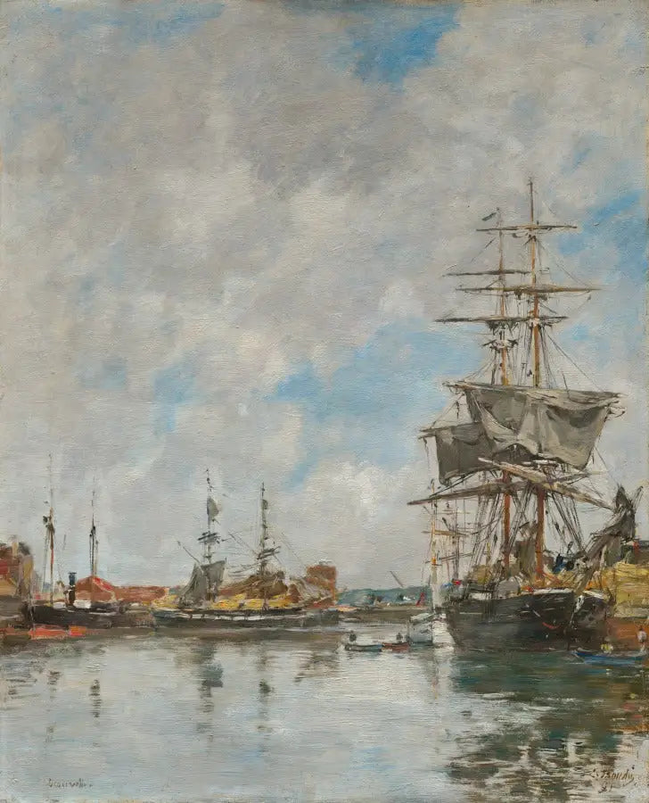 Porto di Deauville - Eugène Boudin