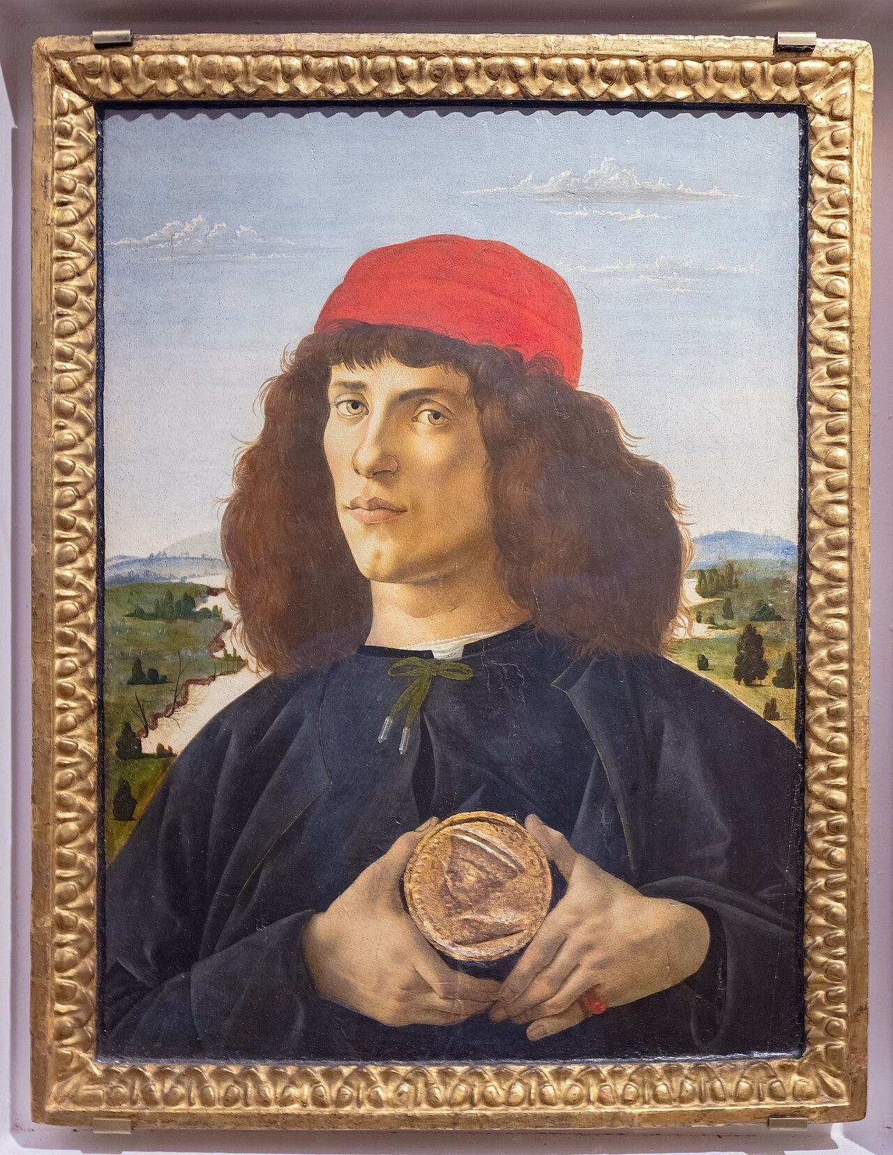 Ritratto di uomo con medaglia di Cosimo il Vecchio - Sandro Botticelli