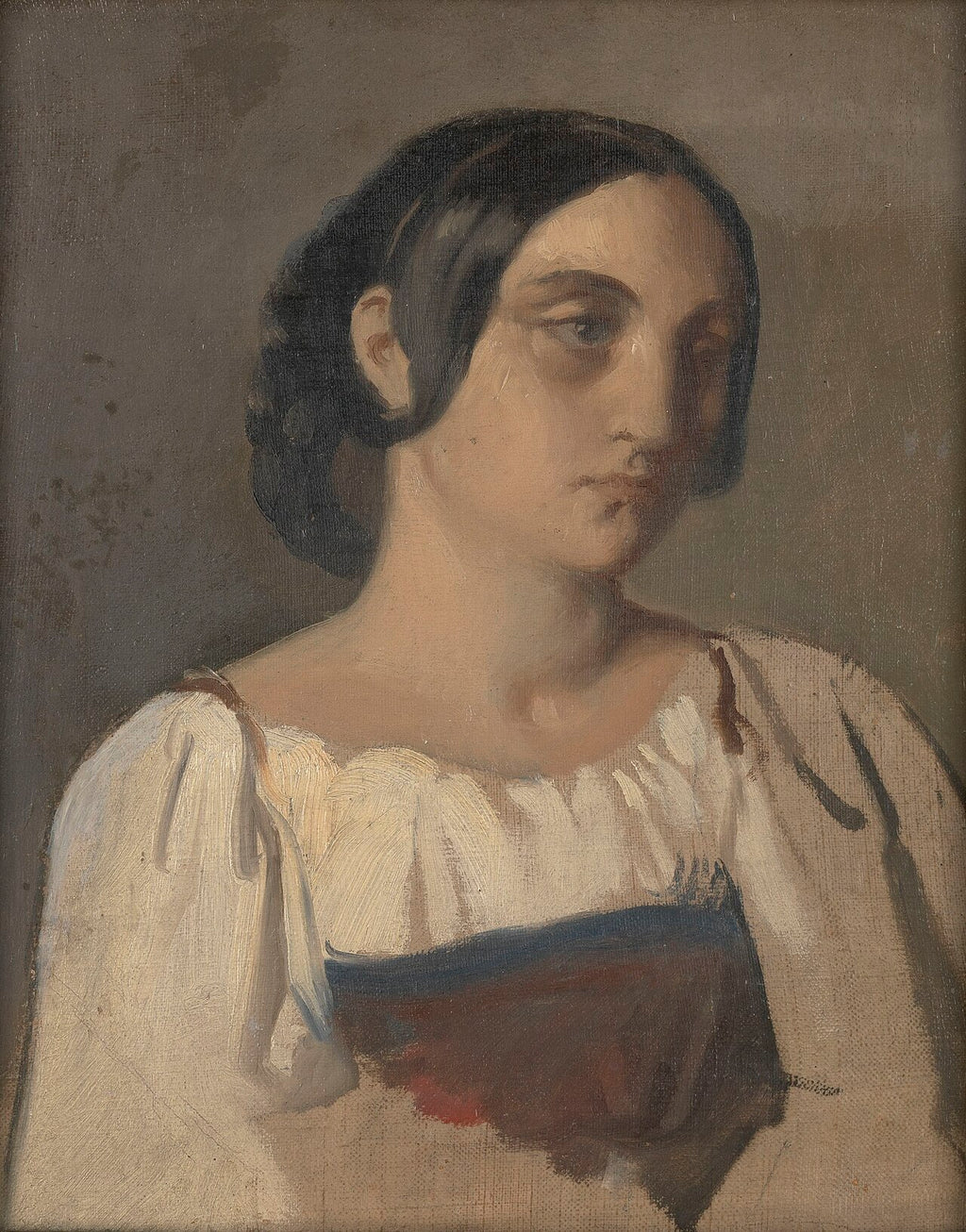 Portrait d’une Italienne - Théodore Chassériau - Alpha Reproduction