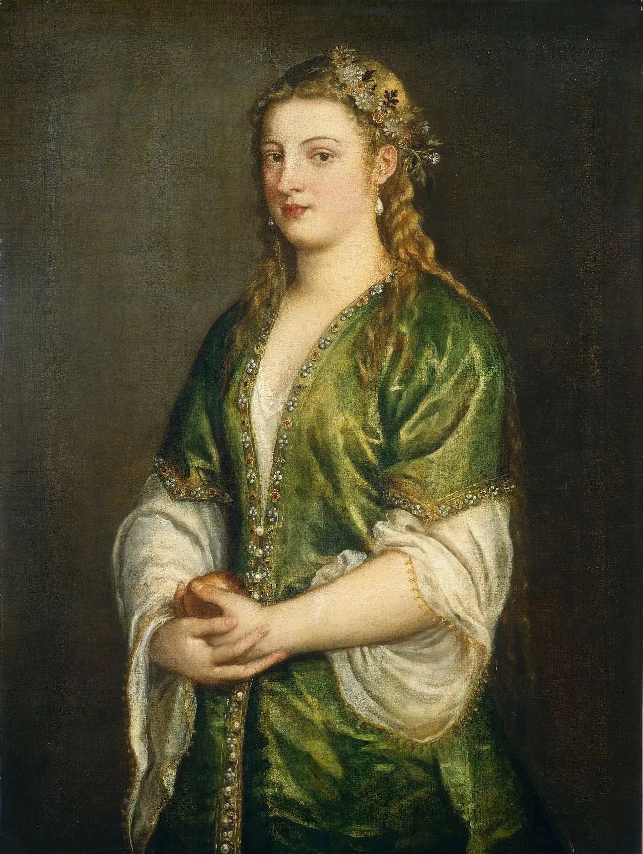 Portrait d’une dame - Titian - Alpha Reproduction