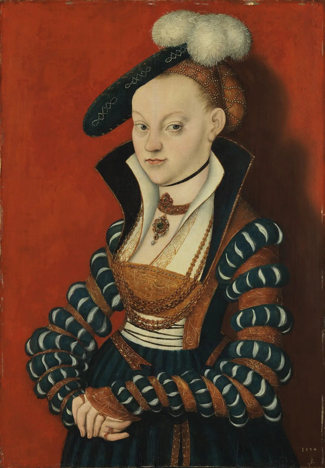 Portrait de Christiane von Eulenau - Lucas Cranach the Elder - Alpha Reproduction