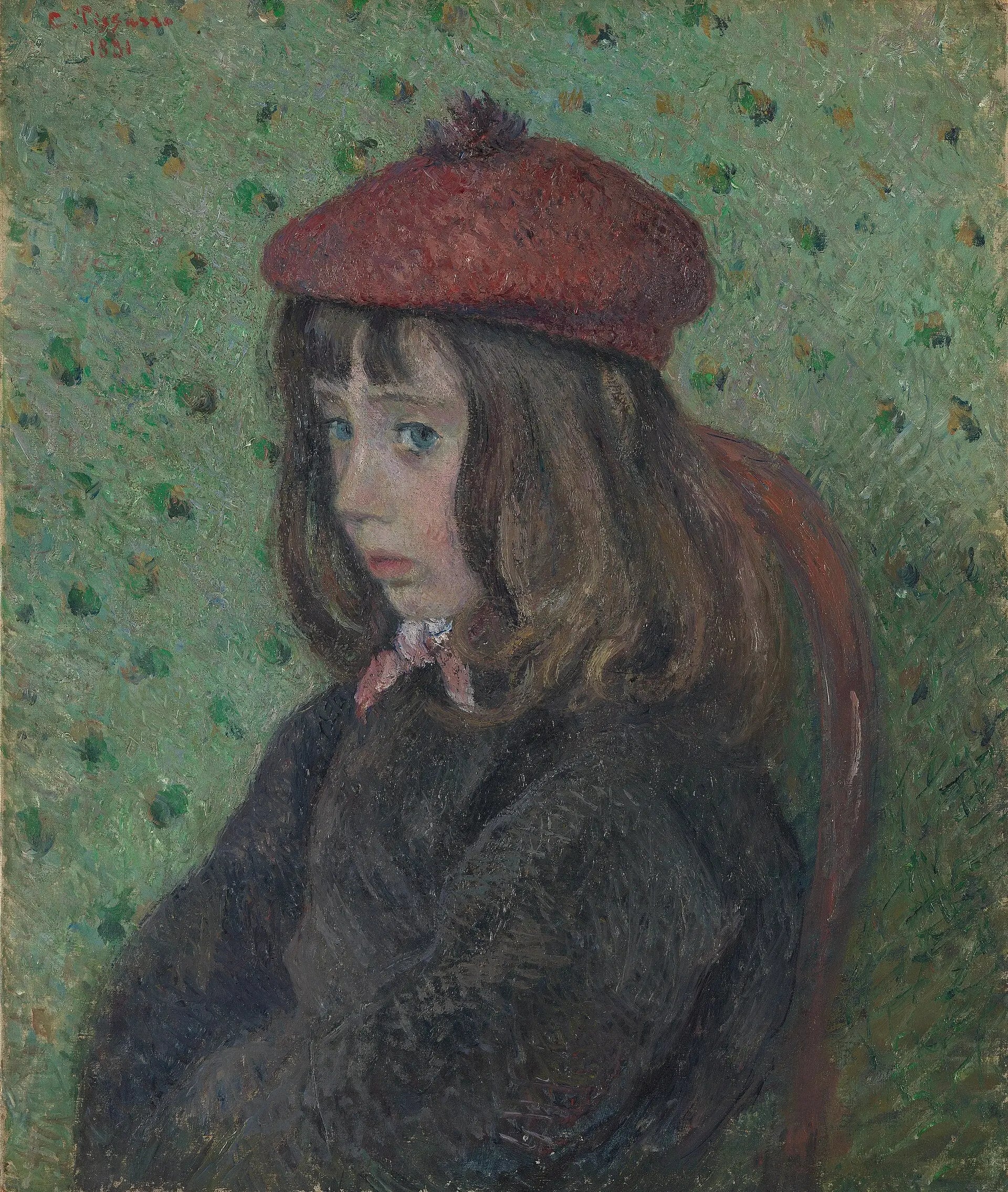 Reproduction du tableau « Portrait de Félix Pissarro - Camille Pissarro » par Alpha Reproduction en peinture à l’huile