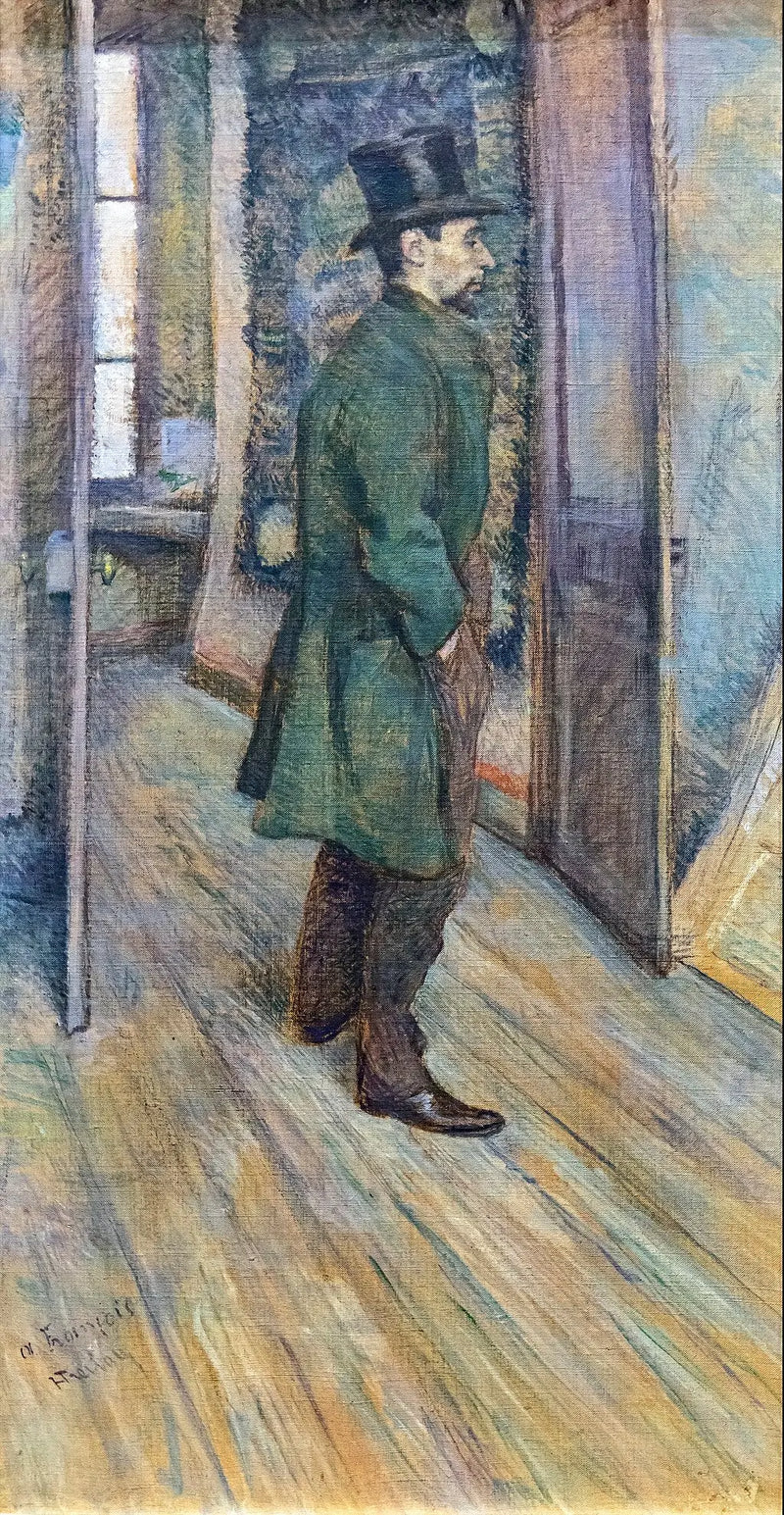 Ritratto di François Gauzi - Henri de Toulouse-Lautrec