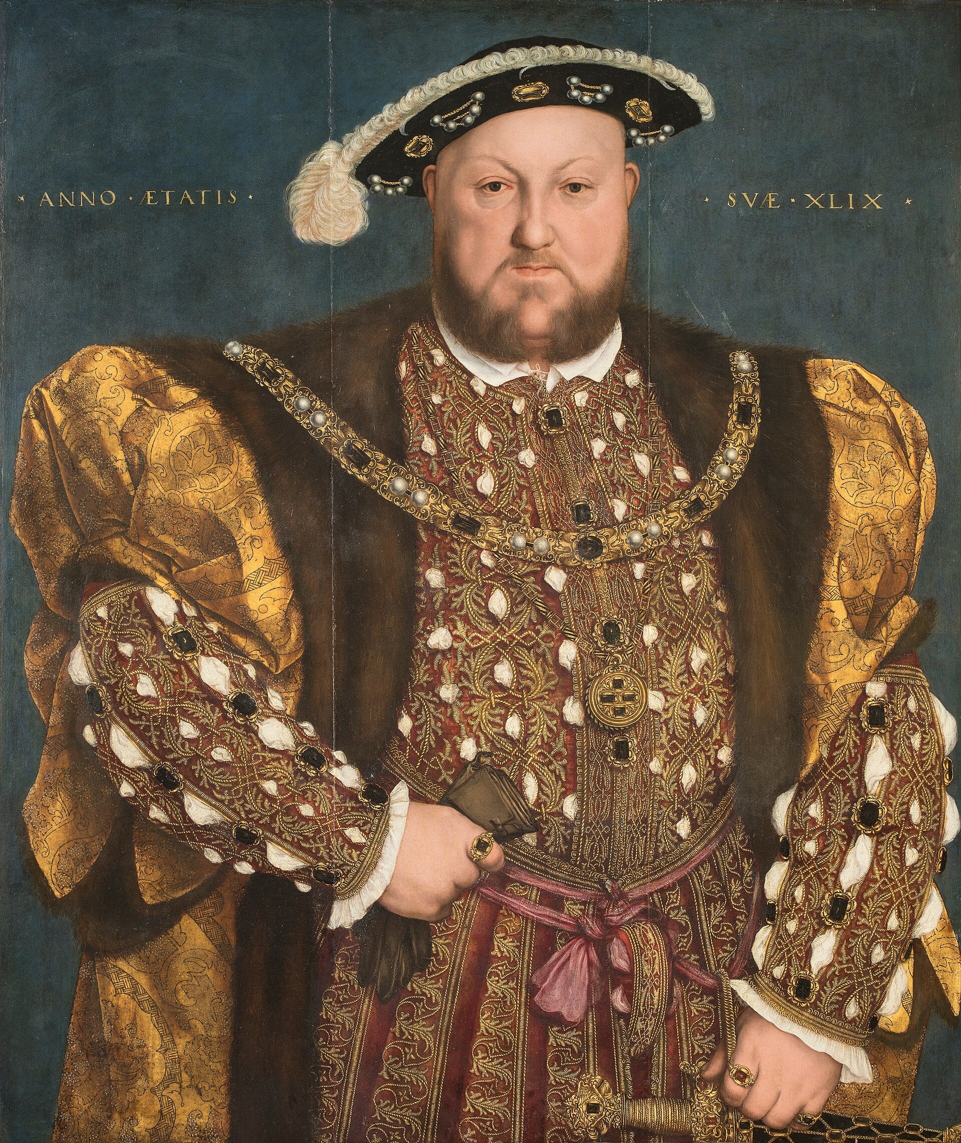 Portrait de Henri VIII d'Angleterre - Hans Holbein le Jeune