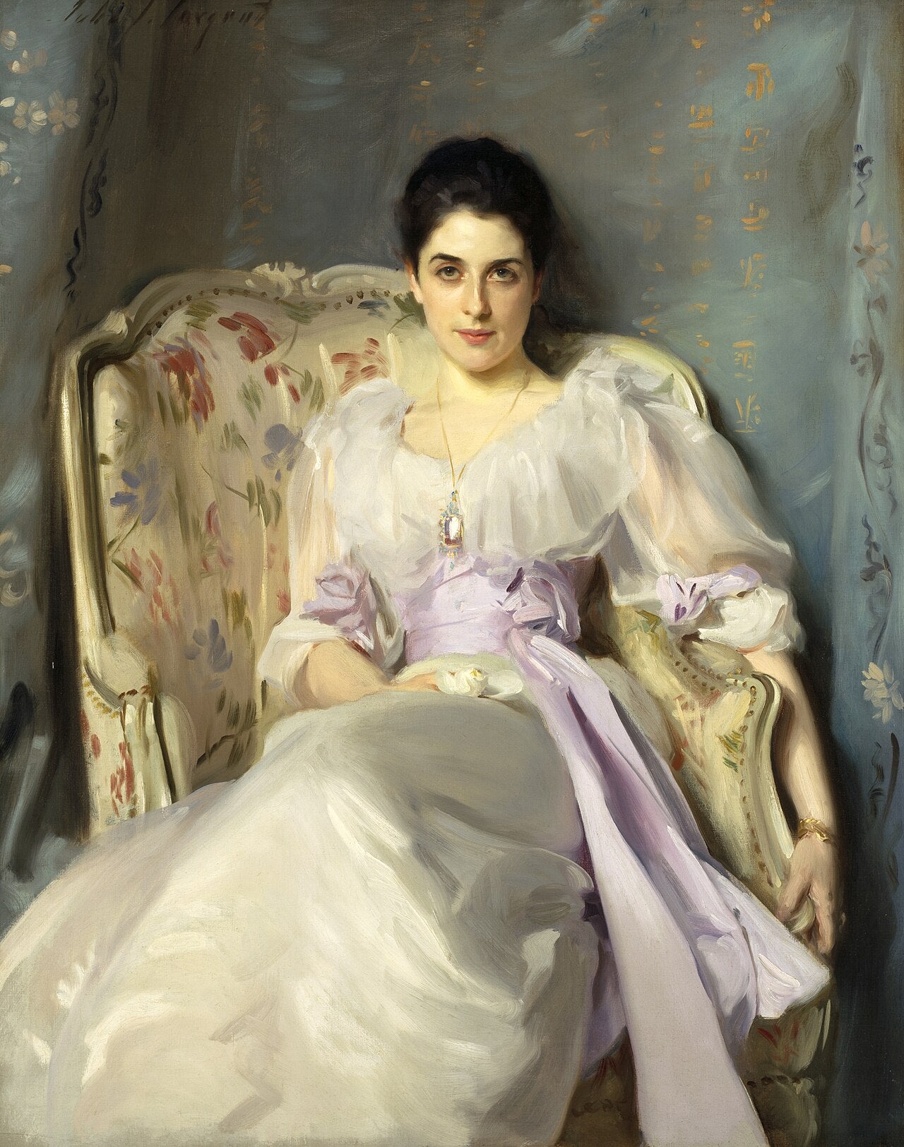 Reproduction du tableau « Portrait de Lady Agnew de Lochnaw - John Singer Sargent » par Alpha Reproduction en peinture à l’huile