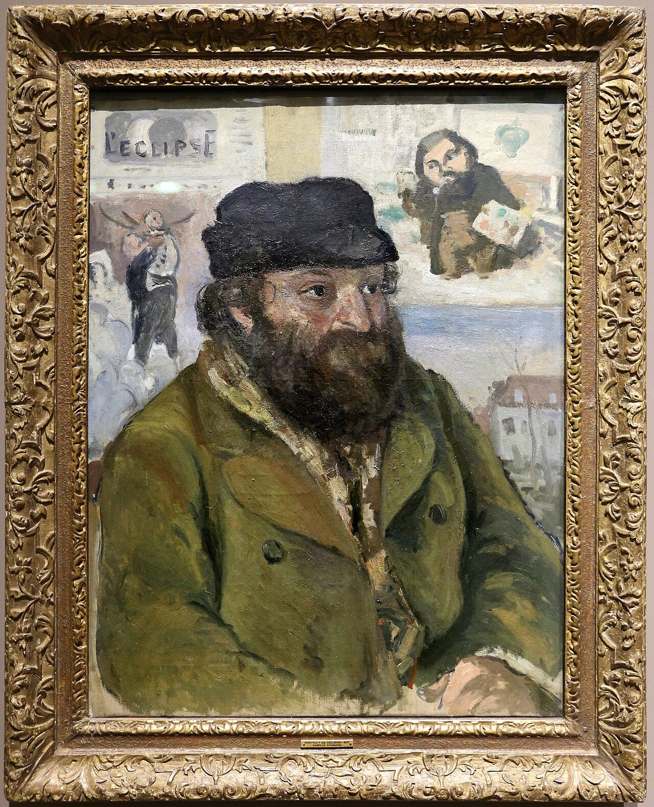 Ritratto di Paul Cézanne - Camille Pissarro