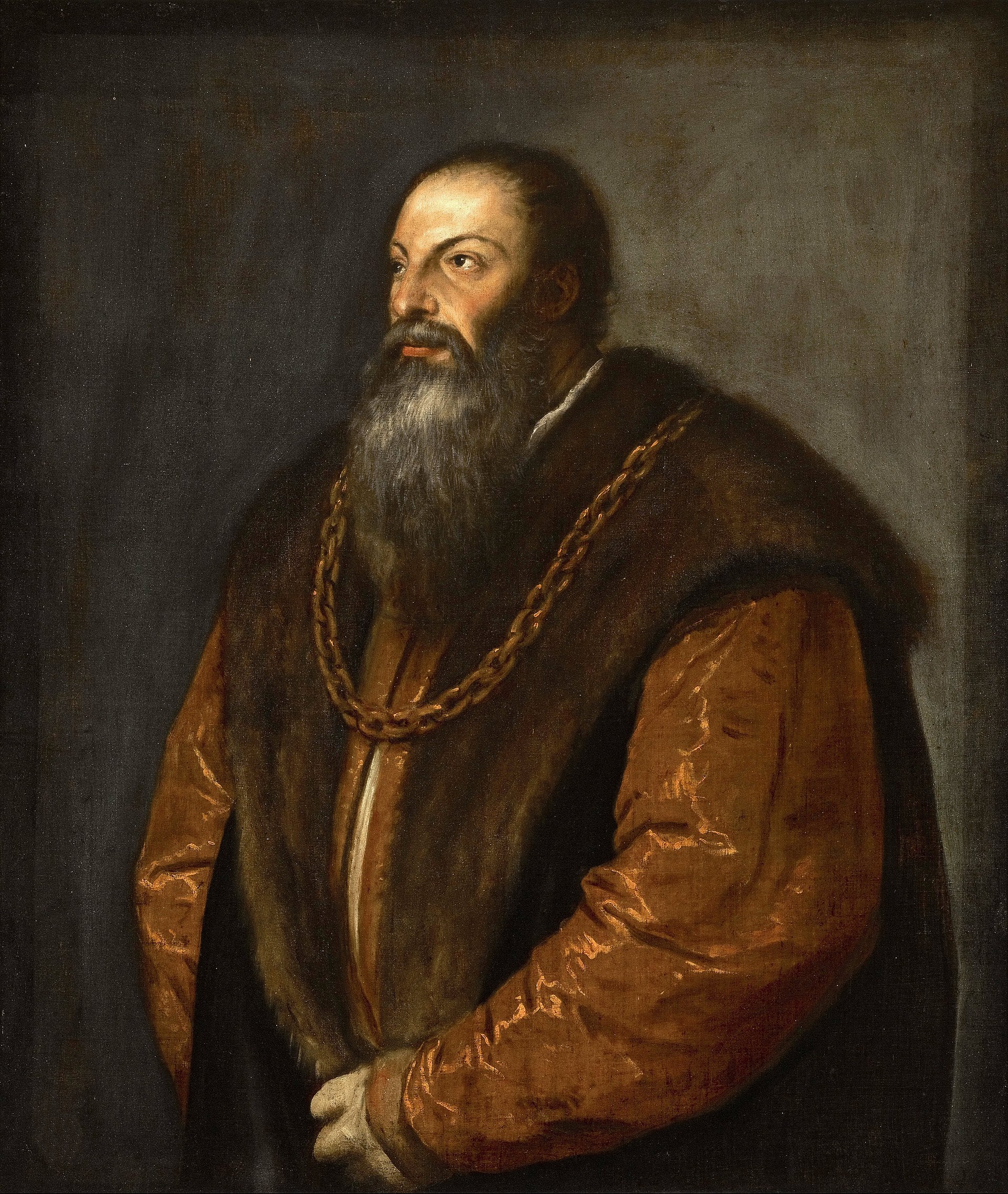 Portrait de Pietro Aretino - Titian