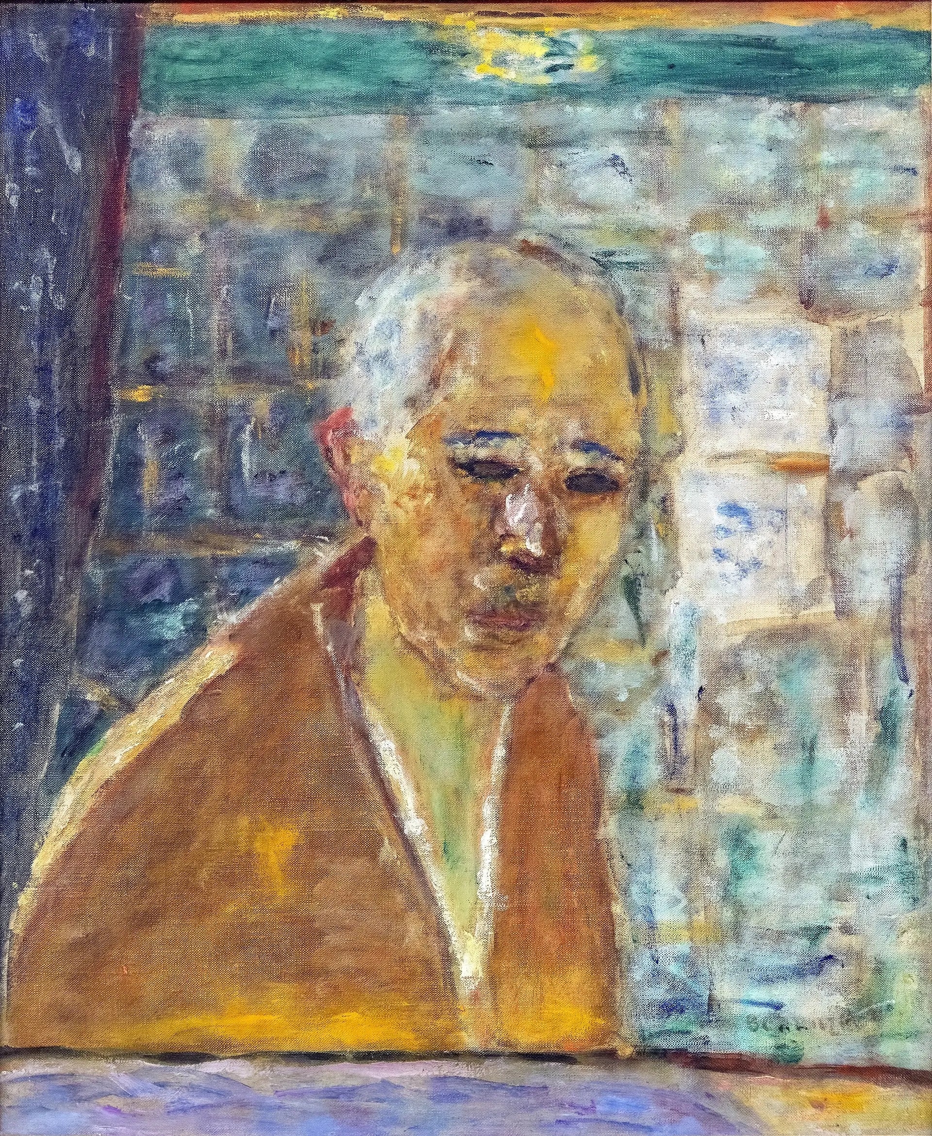 Reproduction du tableau « Portrait de l'artiste par lui-même - Pierre Bonnard » par Alpha Reproduction en peinture à l’huile