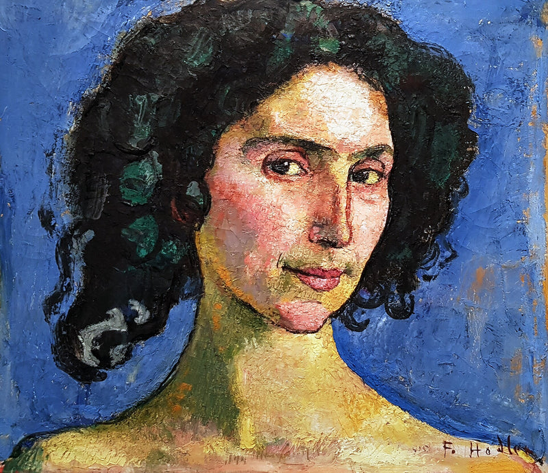 Ritratto della ballerina Giulia Leonardi - Ferdinand Hodler