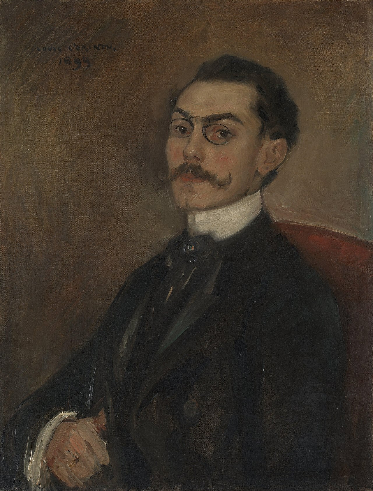 Portrait du Dr Ferdinand Mainzer, - Lovis Corinth