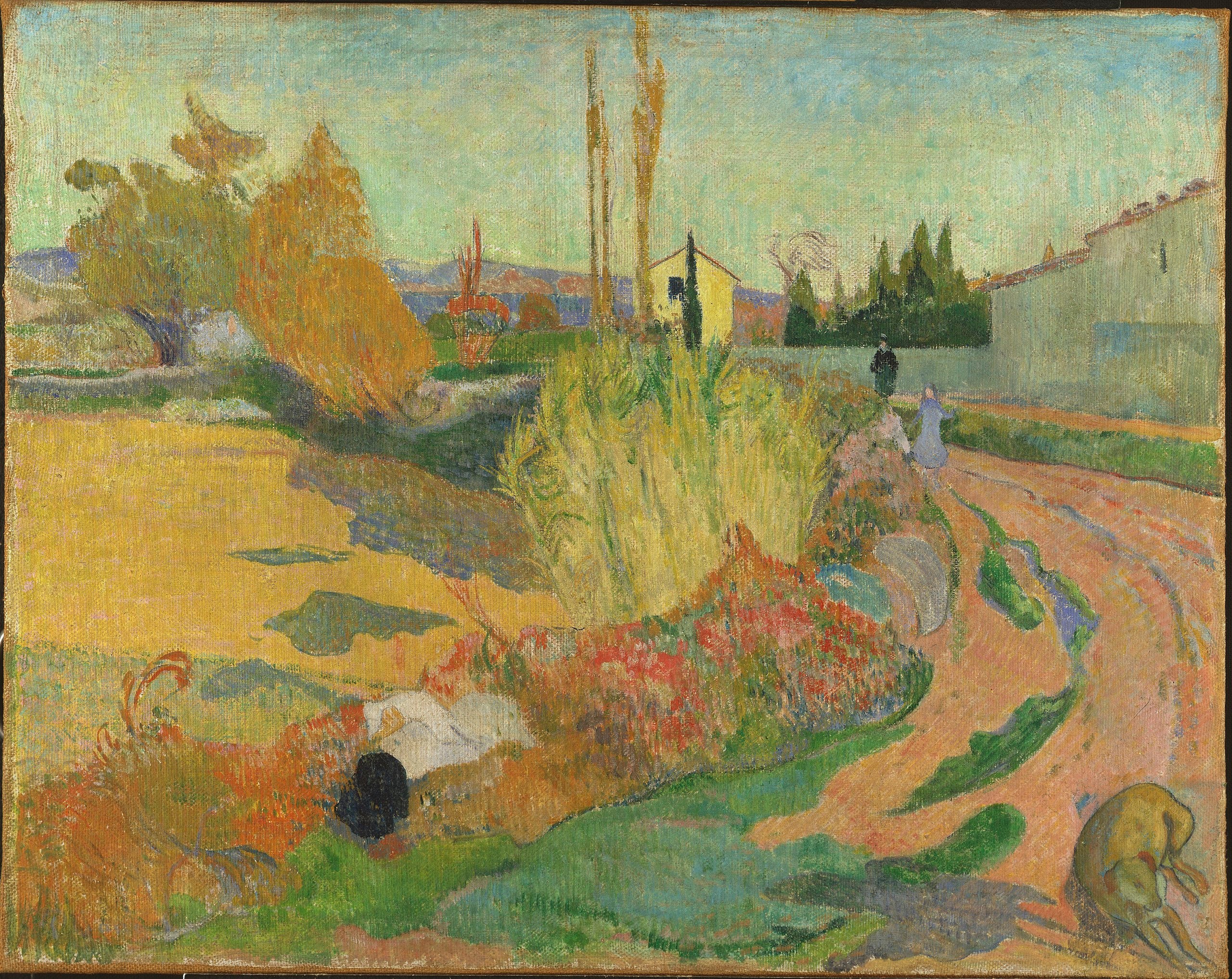 Vicino ad Arles, o Il Mas d'Arles - Paul Gauguin
