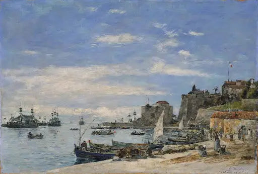 Quai di Villefranche - Eugène Boudin