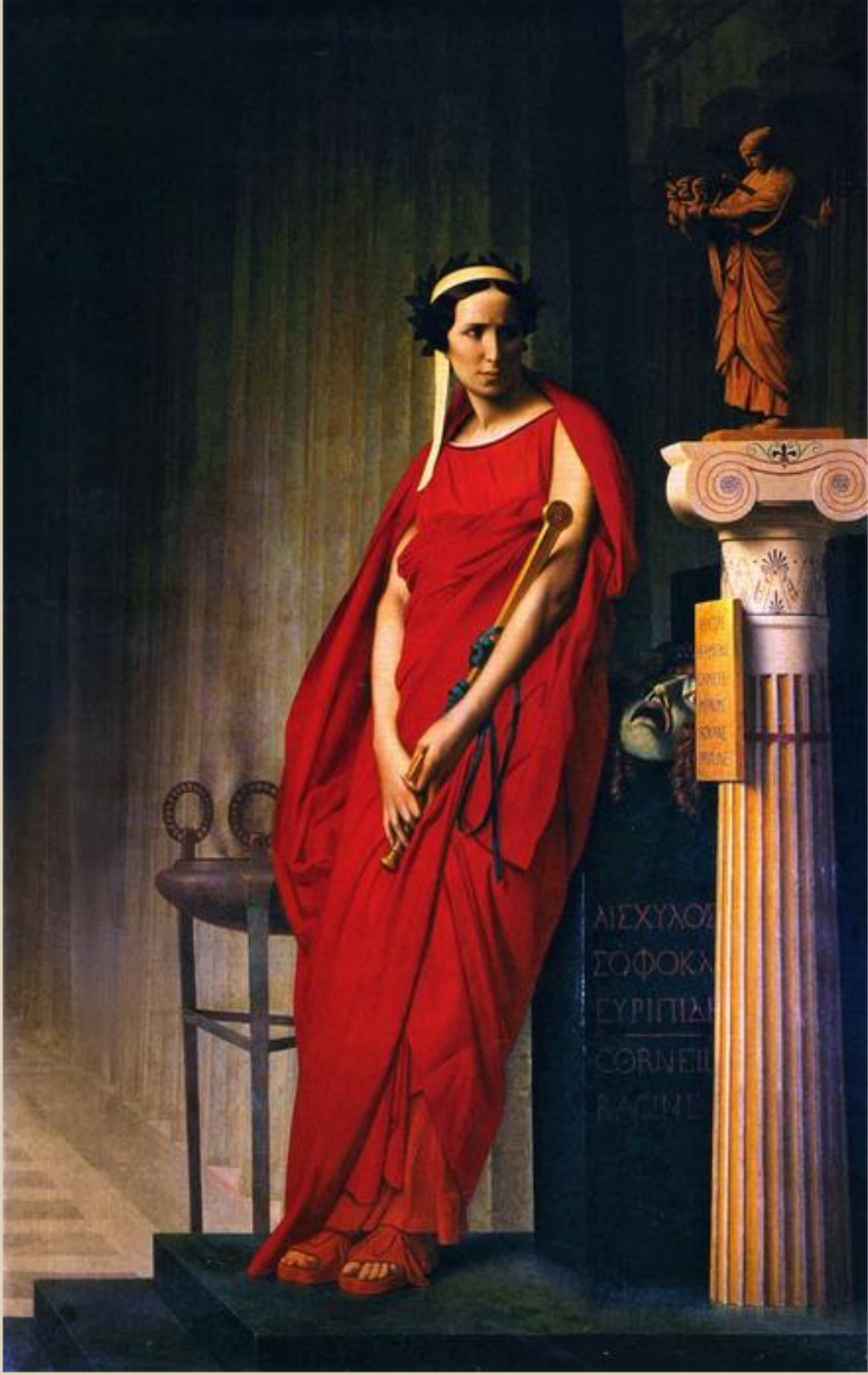 Reproduction du tableau « Rachel, « La Tragédie » - Jean-Léon Gérôme » par Alpha Reproduction en peinture à l’huile