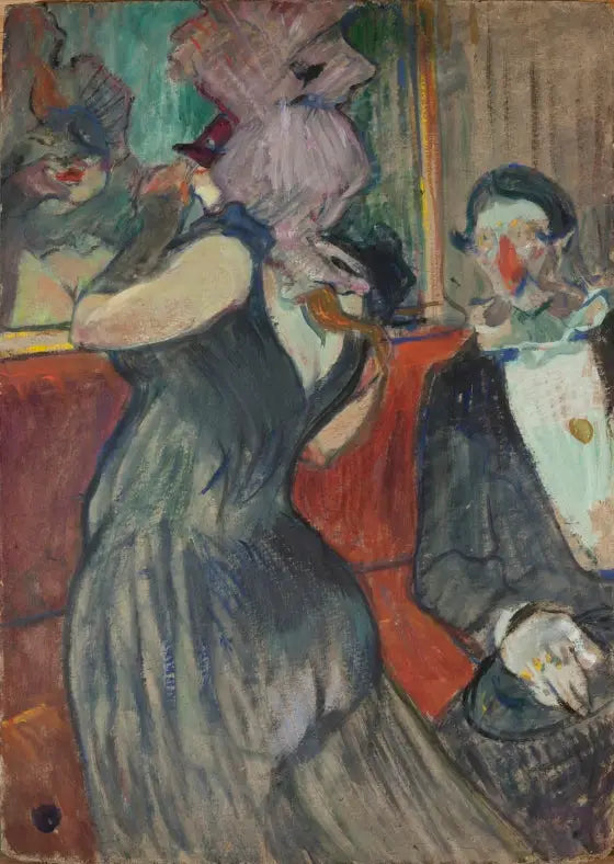 Riposo durante il ballo in maschera - Henri de Toulouse-Lautrec