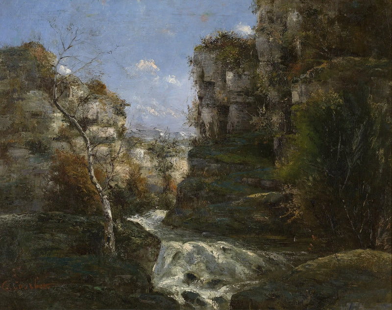 Rocce vicino a Ornans - Gustave Courbet