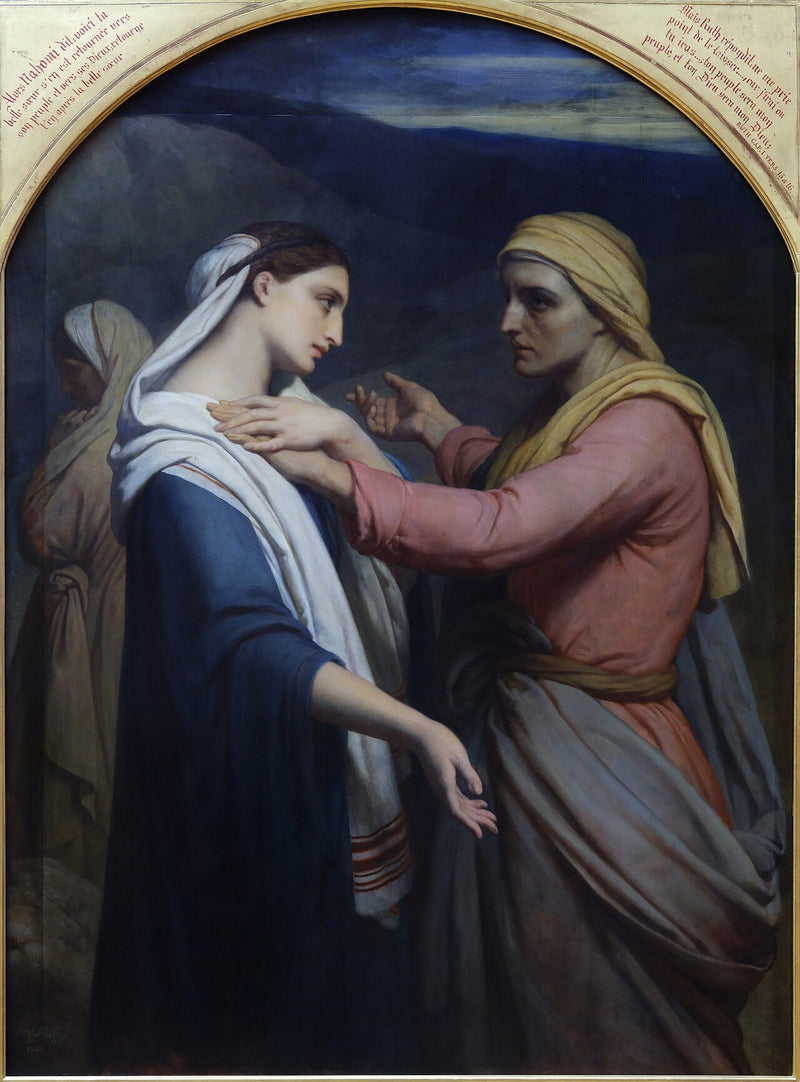 Ruth e Noémi, 1855 - Ary Scheffer