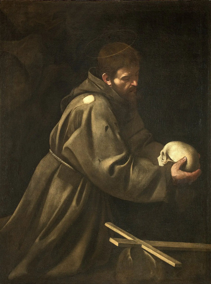 San Francesco in meditazione - Caravaggio