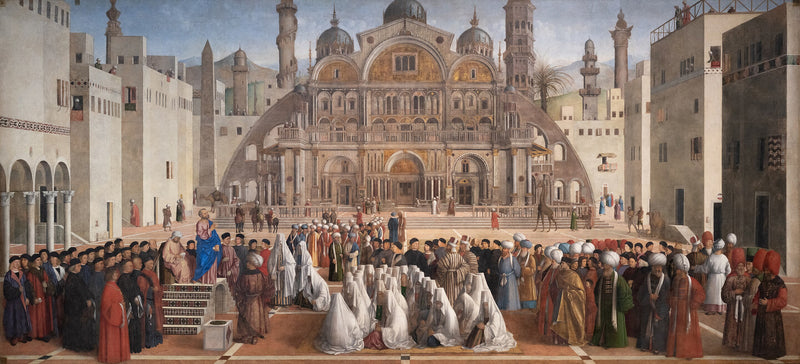 San Marco che predica ad Alessandria - Giovanni Bellini