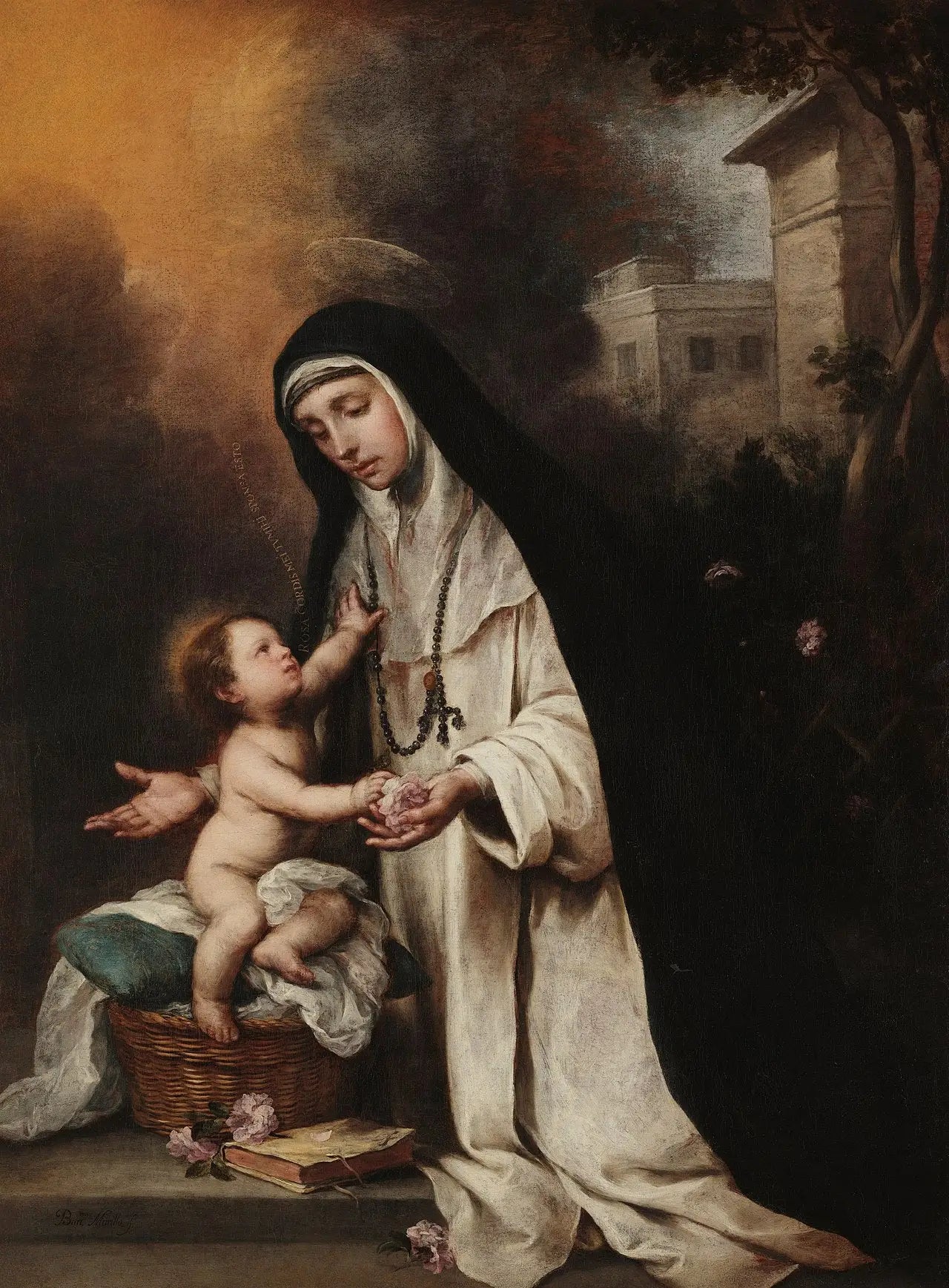 Sainte Rose de Lima - Bartolomé Esteban Murillo - Alpha Reproduction