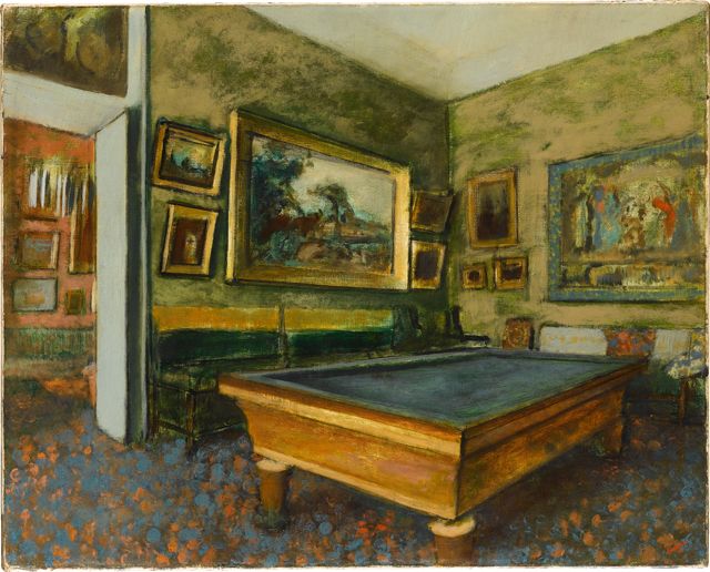 Salle de billard - Edgar Degas - Alpha Reproduction
