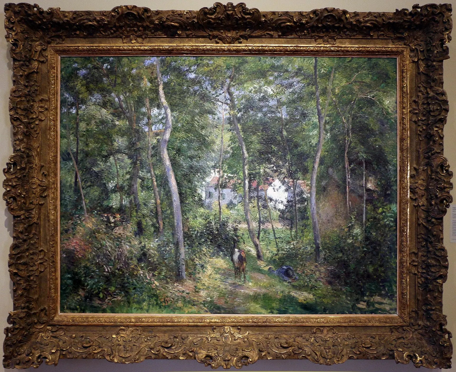 Sous-bois à l’Hermitage Pontoise / Le Fond de L´Hermitage - Camille Pissarro - Alpha Reproduction