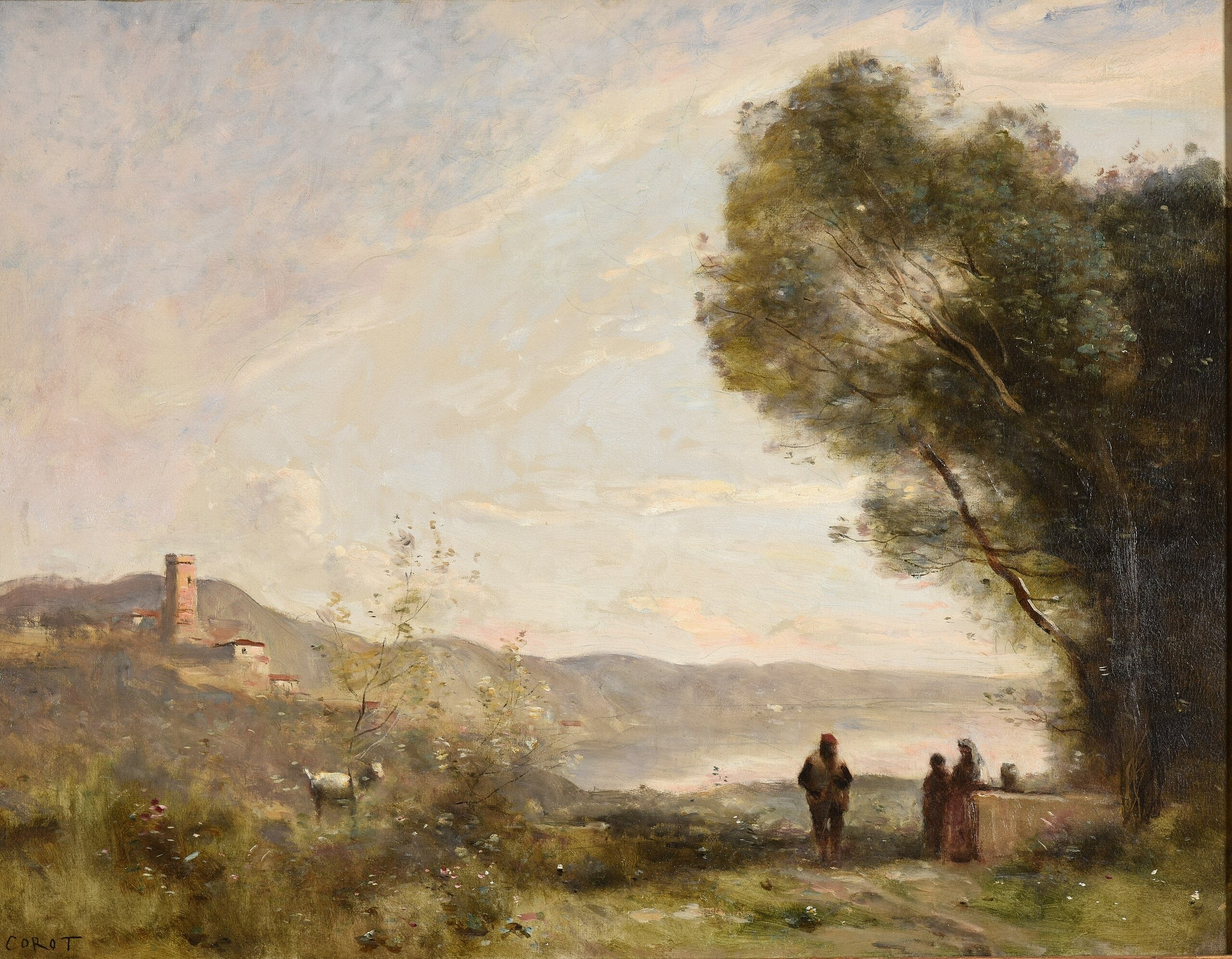 Souvenir des rives méditerranéennes - Jean-Baptiste Camille Corot