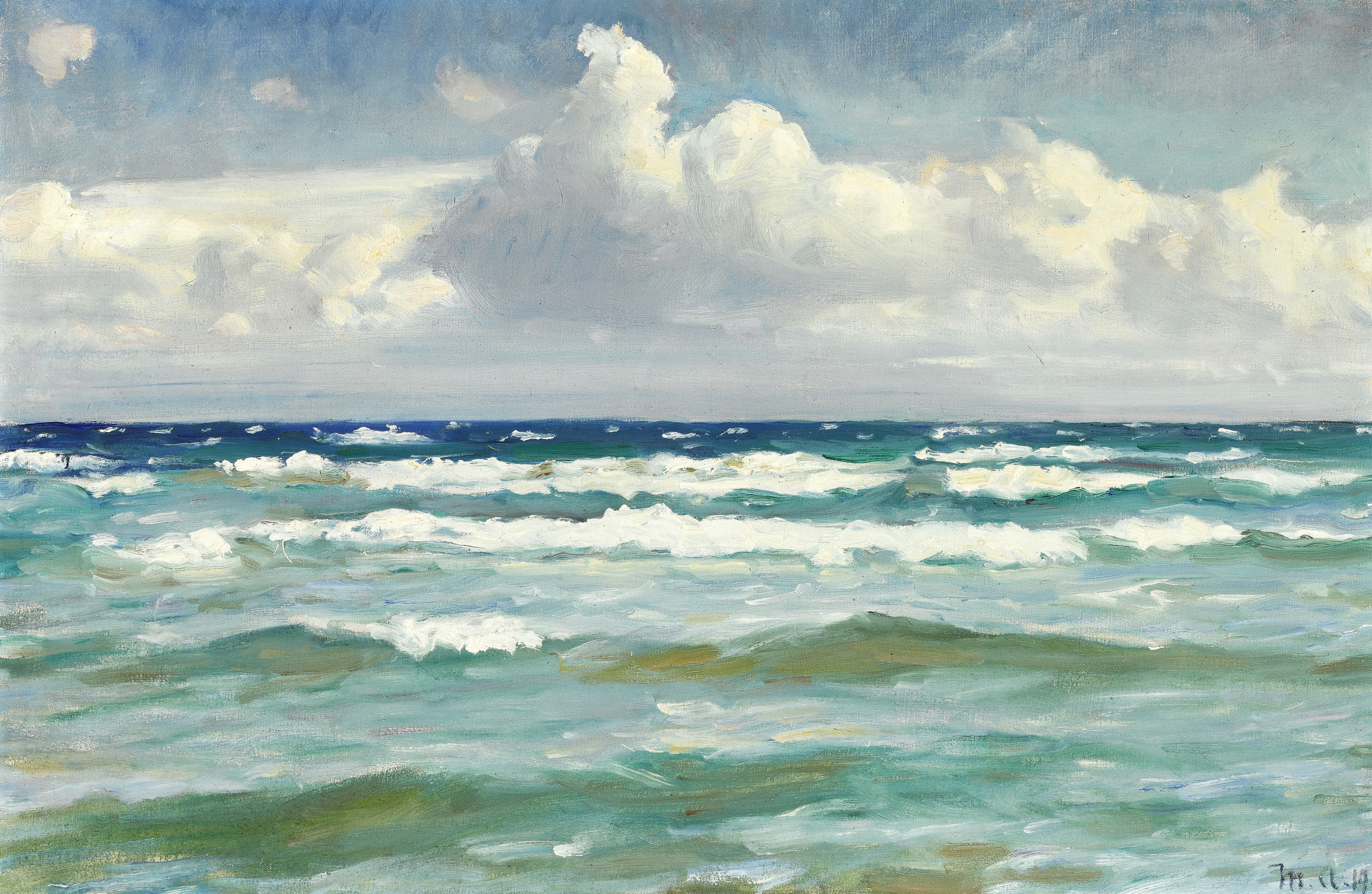 Fare surf a Skagen - Michael Peter Ancher