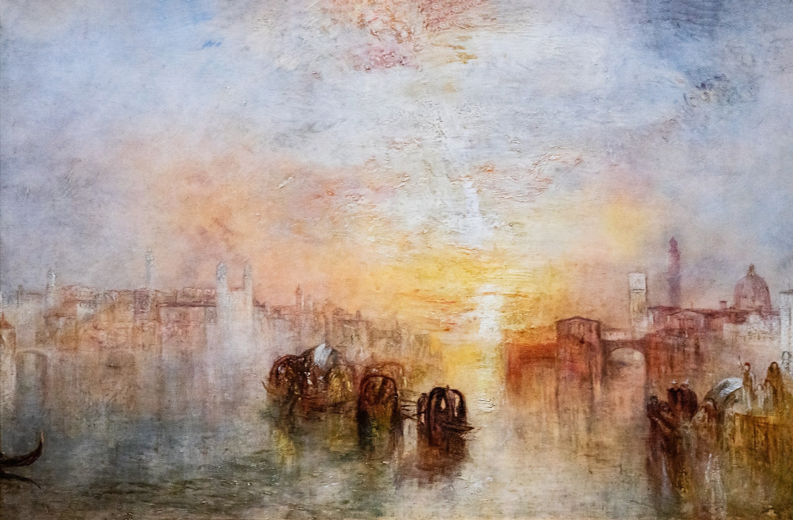 Reproduction du tableau « Sur le chemin du bal (San Martino) - J. M. W. Turner » par Alpha Reproduction en peinture à l’huile