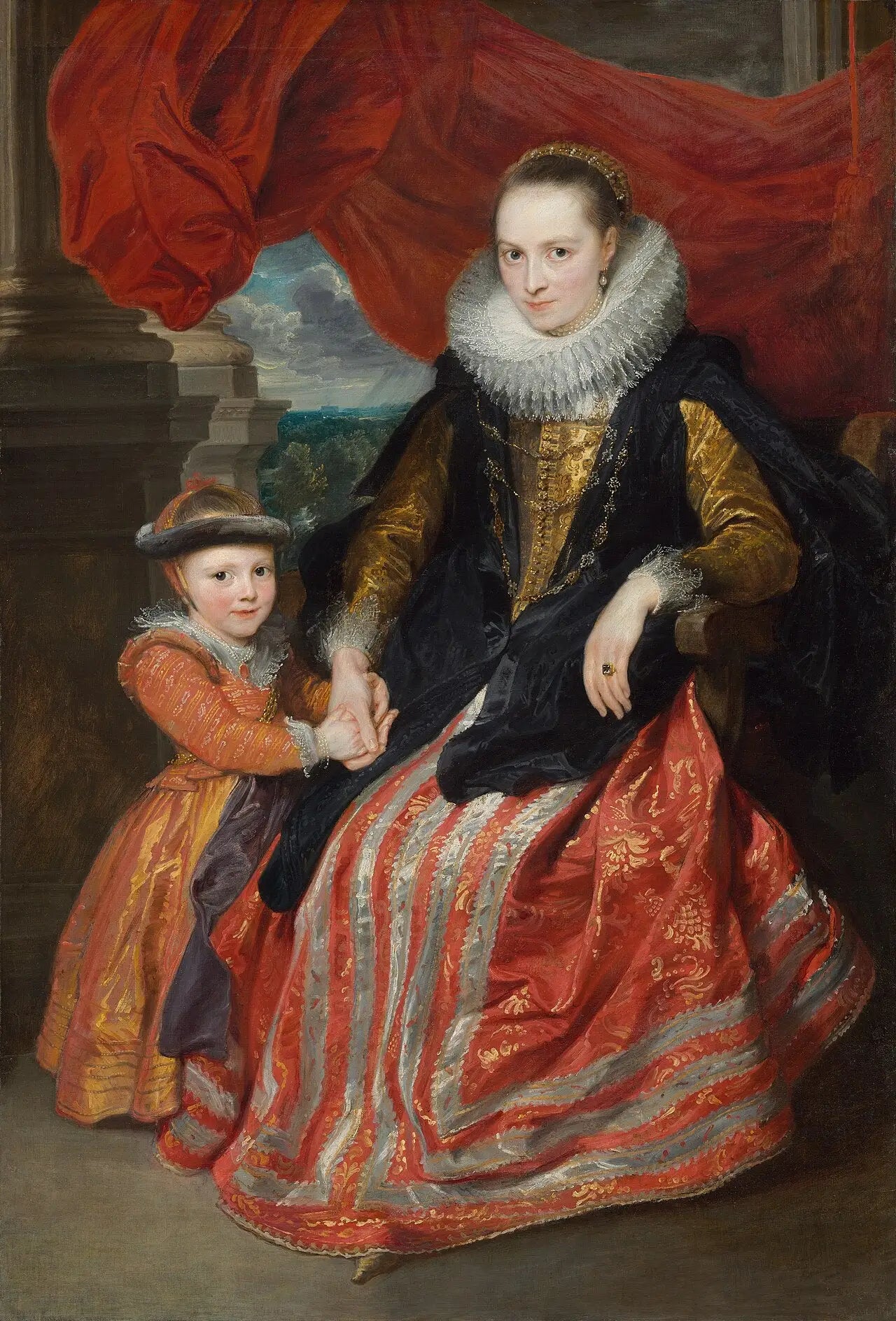 Susanna Fourment et sa fille - Antoine van Dyck - Alpha Reproduction