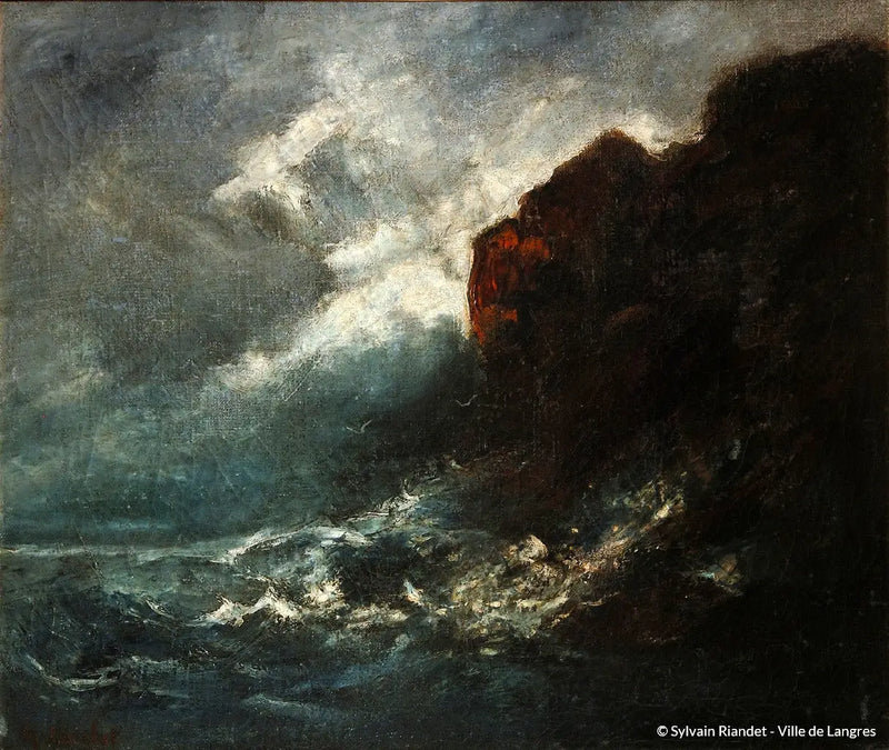 Tempesta sul mare - Gustave Courbet