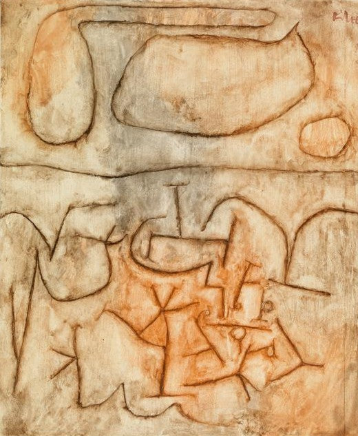 Terrain historique (Historischer Boden) - Paul Klee