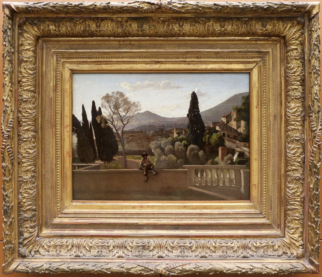 Tivoli, les jardins de la Villa d'Este - Jean-Baptiste Camille Corot