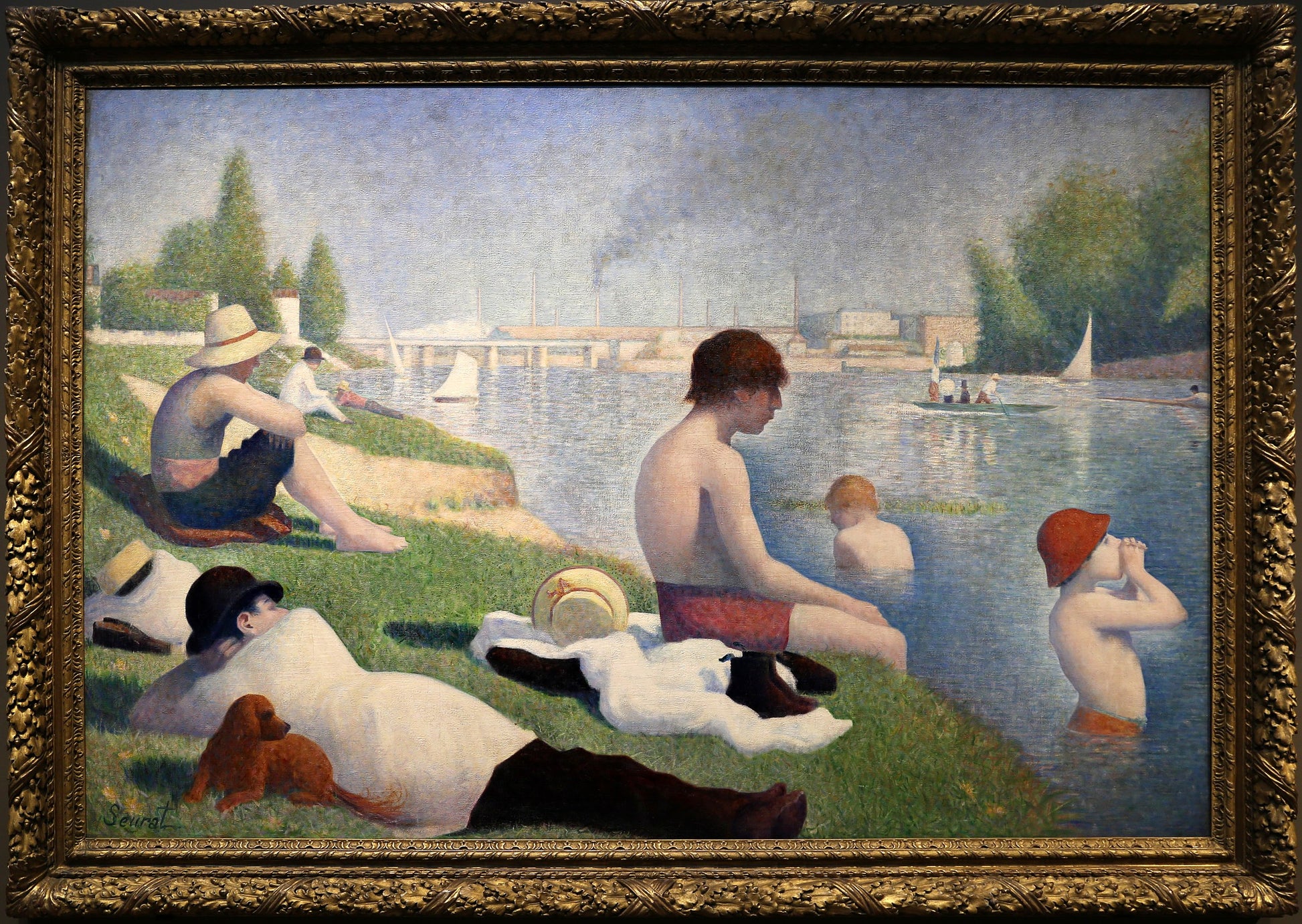 Un bagno ad Asnières - Georges Seurat