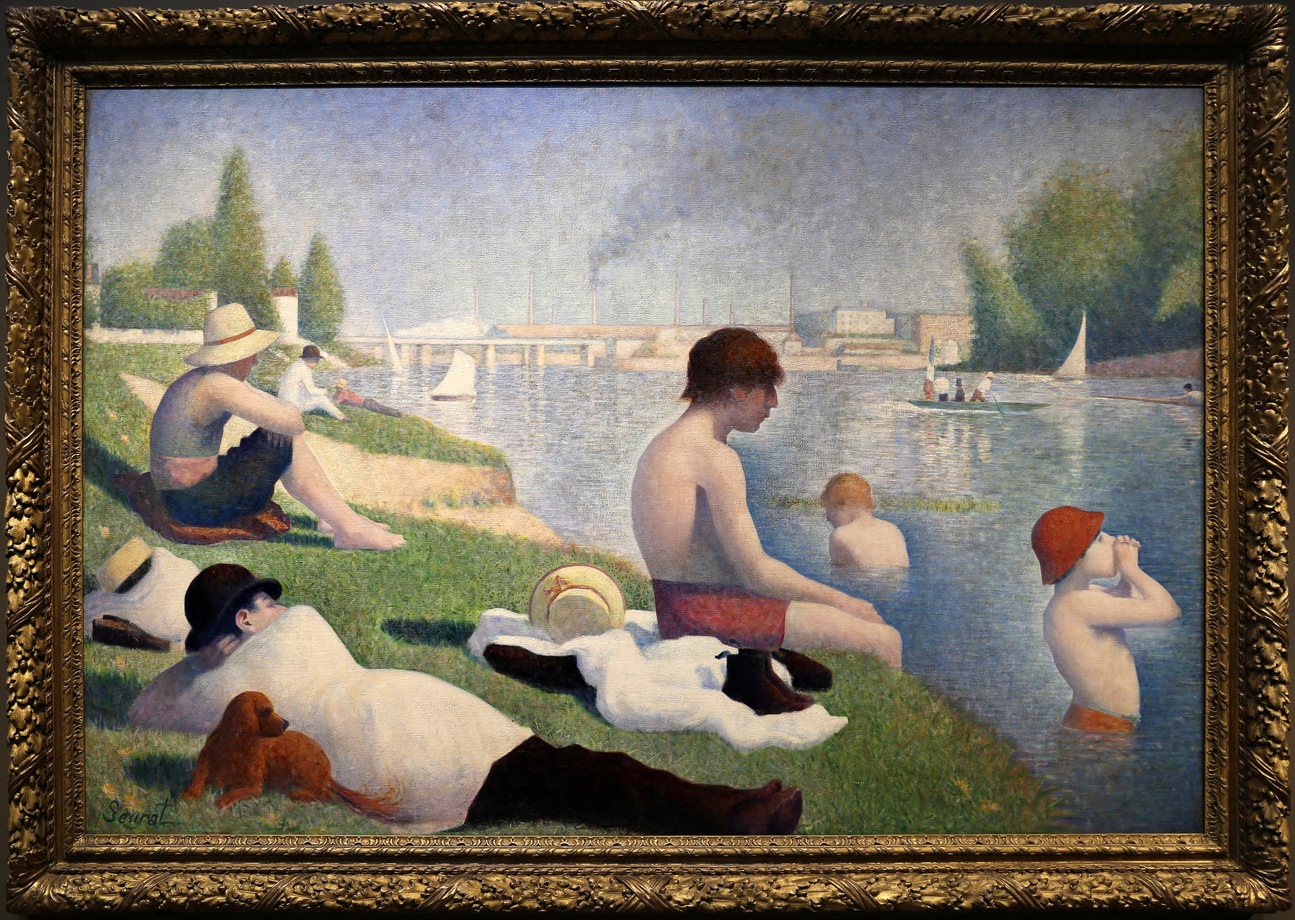 Un bagno ad Asnières - Georges Seurat