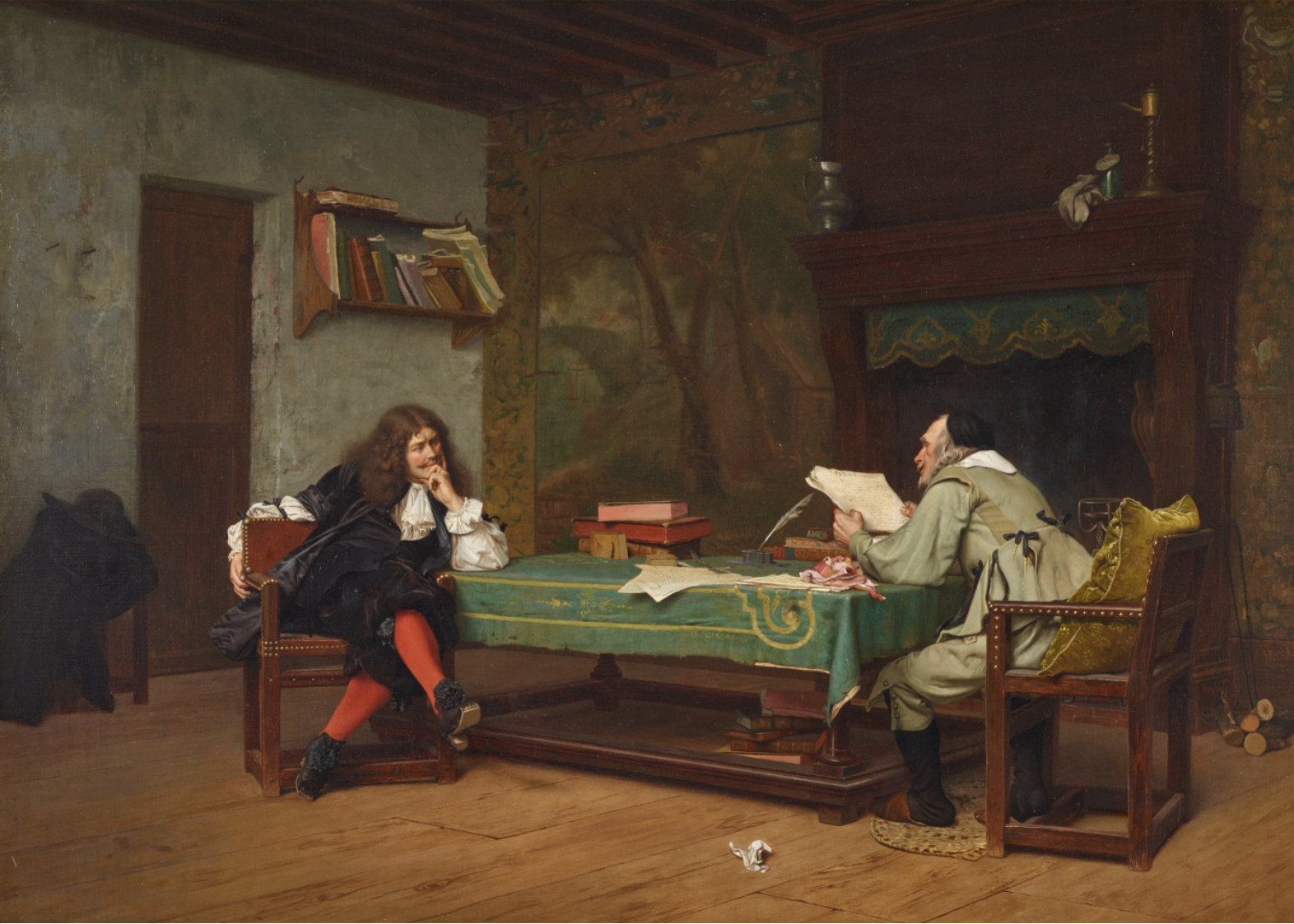 Una collaborazione (Molière e Corneille - Jean-Léon Gérôme