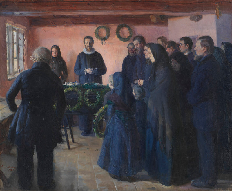 Un funerale - Anna Ancher