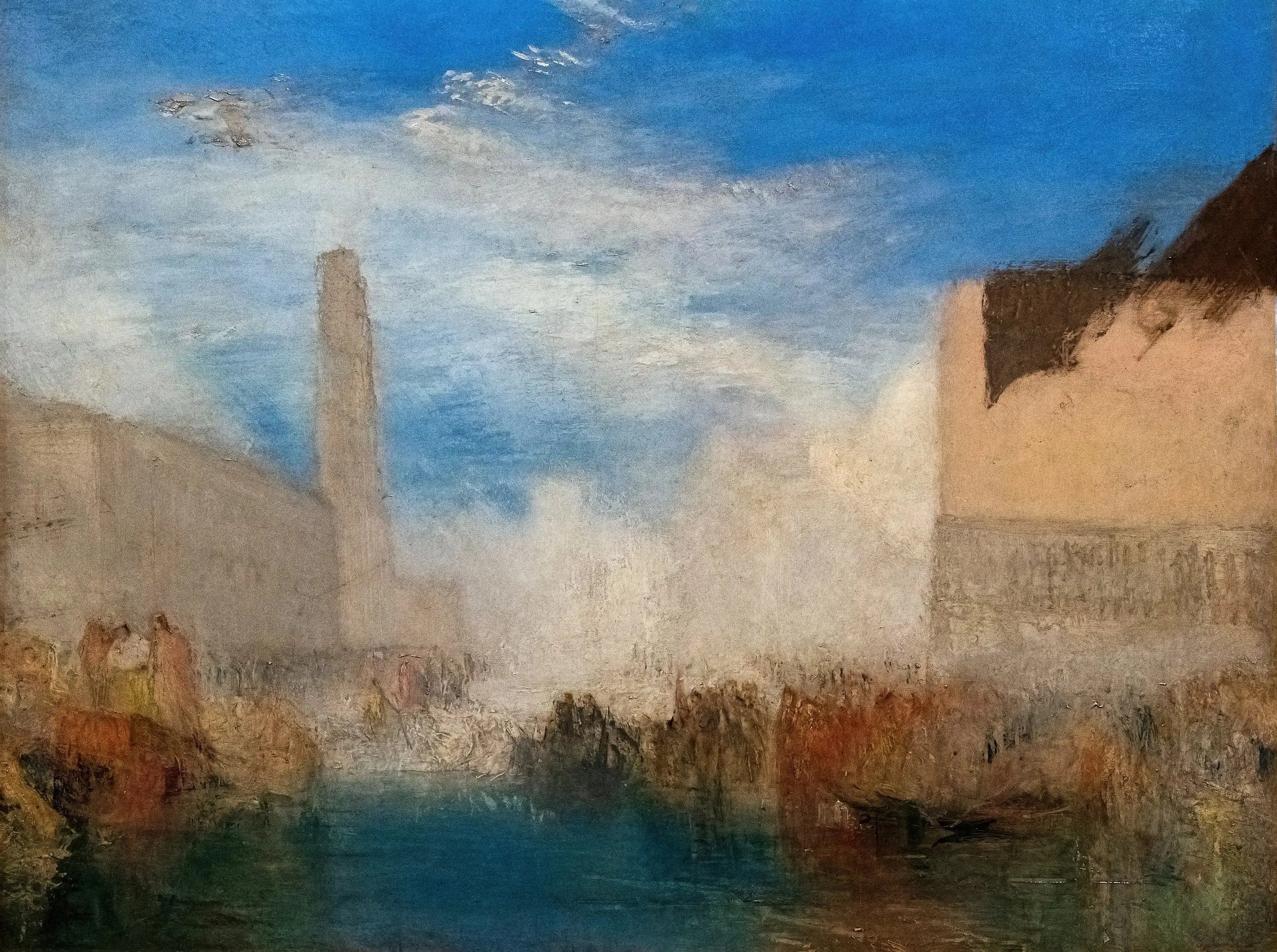 Reproduction du tableau « Venice, the Piazzetta with the Ceremony of the Doge Marrying the Sea - J. M. W. Turner » par Alpha Reproduction en peinture à l’huile