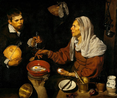 Vieille faisant frire des œufs - Diego Velázquez - Alpha Reproduction