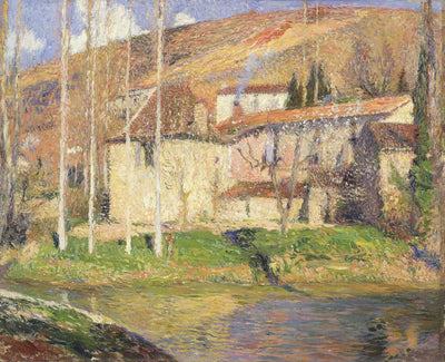 Veduta di Labastide-du-Vert (Midi-Pirenei) - Henri-Jean Guillaume Martin