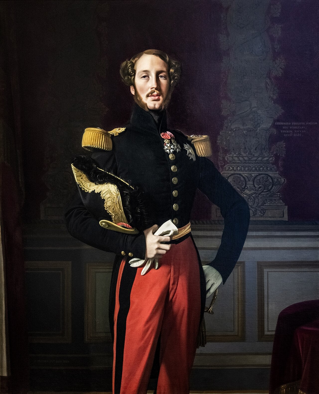 ritratto di Ferdinando Filippo, duca d'Orléans - Jean-Auguste-Dominique Ingres