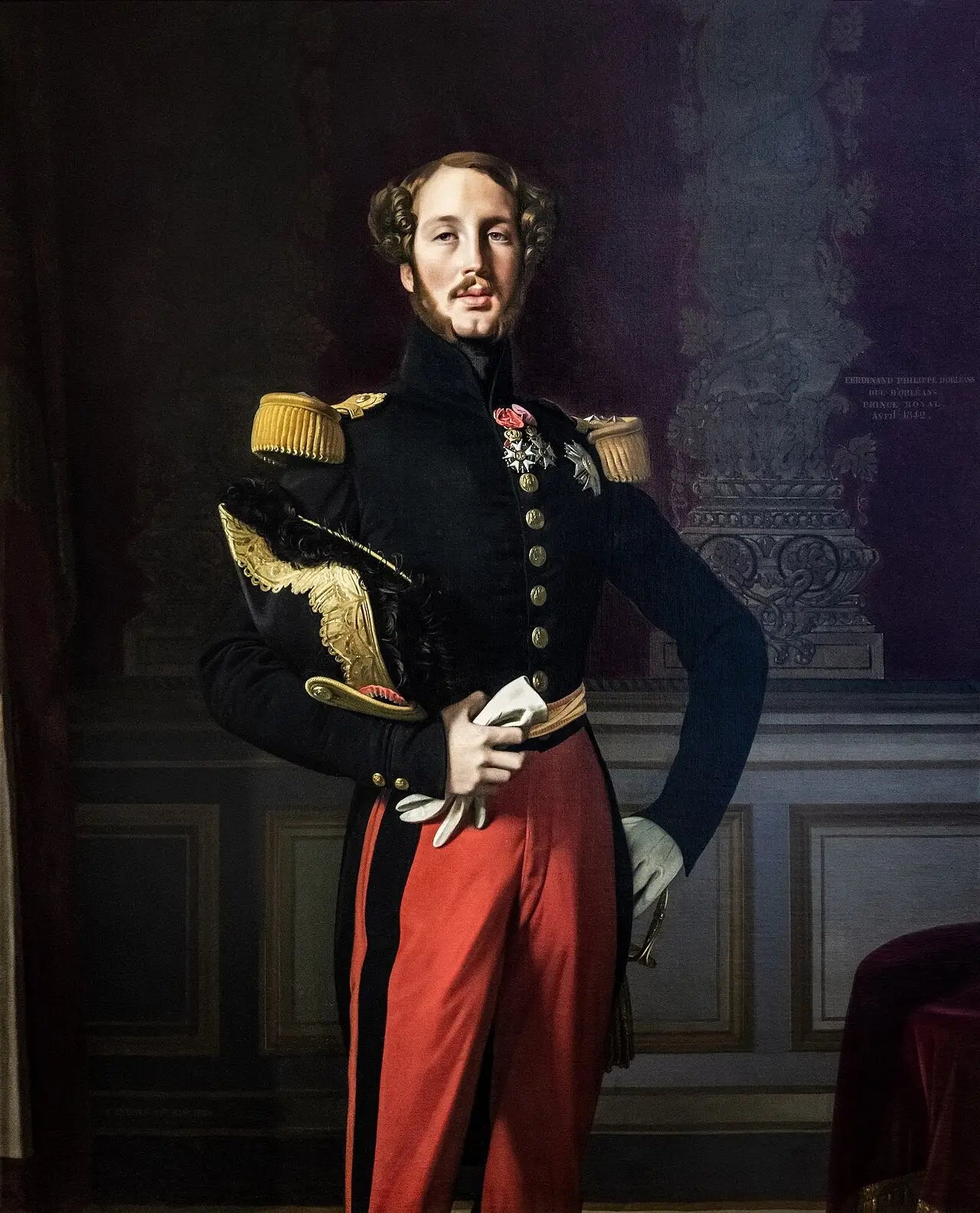 portrait de Ferdinand-Philippe duc d’Orléans - Jean-Auguste-Dominique Ingres - Alpha Reproduction