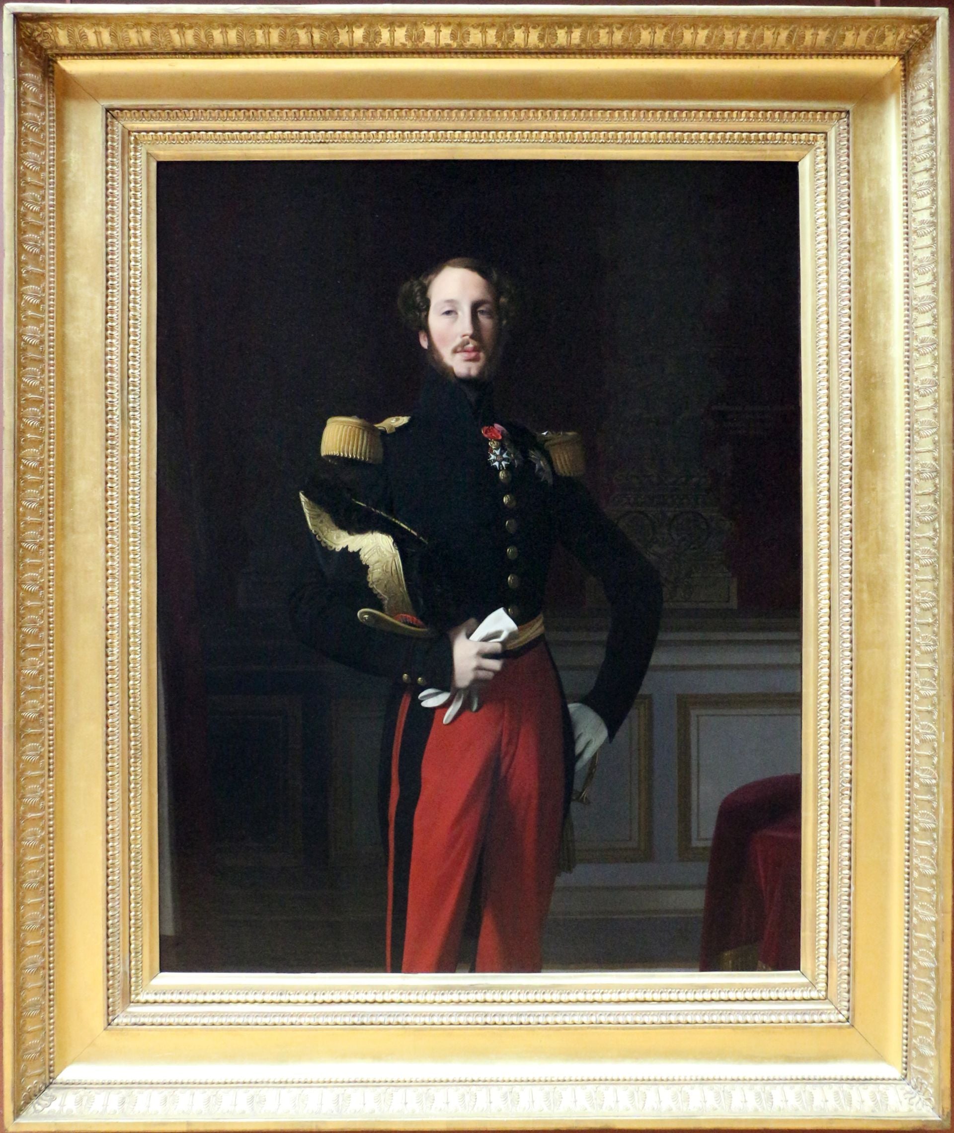 ritratto di Ferdinando Filippo, duca d'Orléans - Jean-Auguste-Dominique Ingres