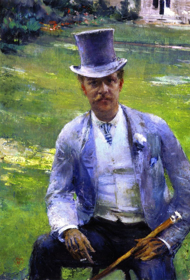Ritratto di Octave Maus come dandy - The��o van Rysselberghe